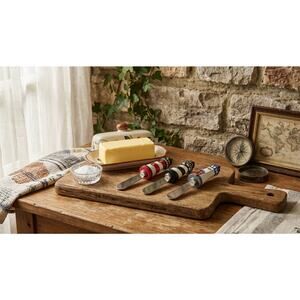 Vintage Boston Warehouse Lighthouse Cheese Spreaders | Set of 3 Nautical Knives